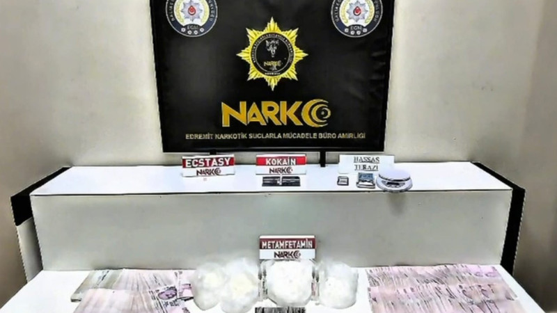 Balıkesir'de uyuşturucu operasyonu