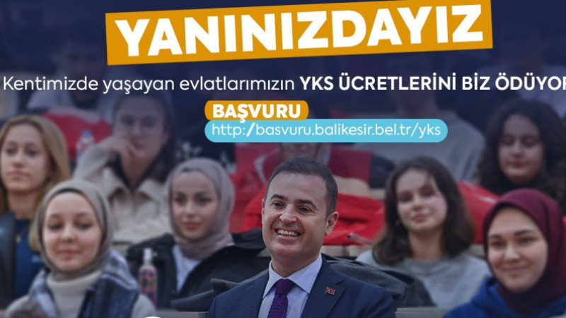 Gençlerin YKS ücretleri bu yıl da Büyükşehir’den 