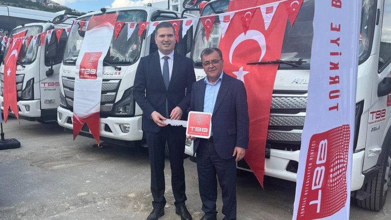 ALTIEYLÜL BELEDİYESİ’NE HİBE ARAÇ DESTEĞİ
